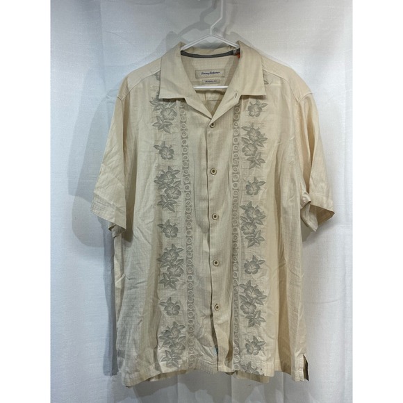 Tommy Bahama Original Fit Button Down Short Sleeve Hawaiian Silk/Cotton - Picture 2 of 6